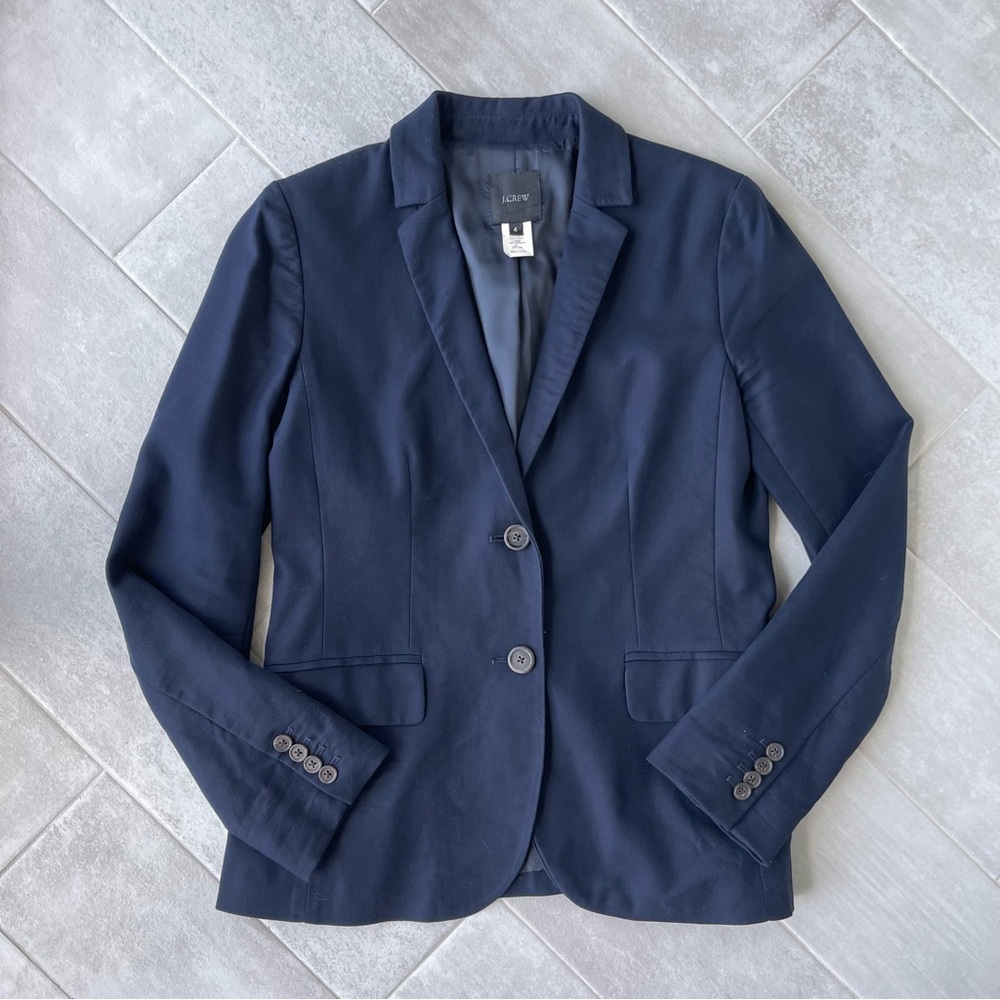 J. Crew Classic Navy Blazer